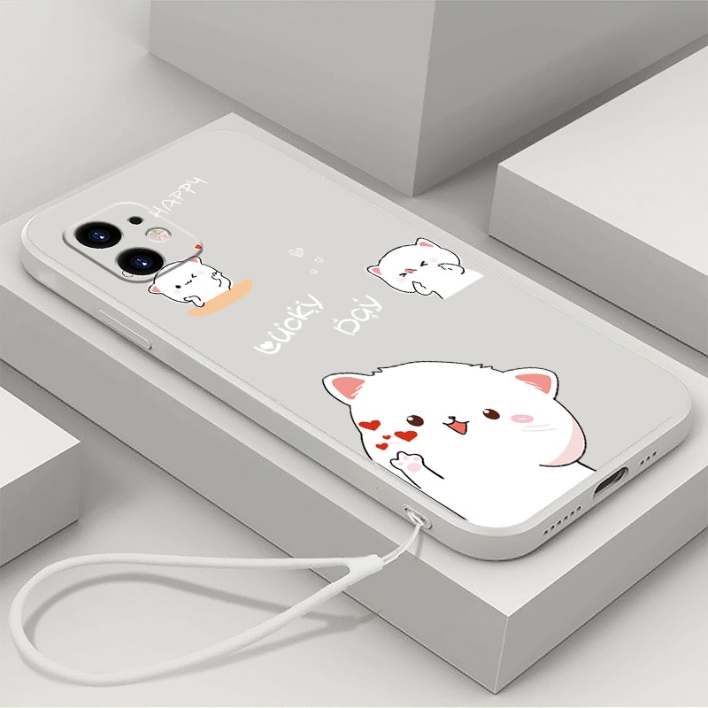 Ốp Điện Thoại In Hình Mèo May Mắn Cho iPhone 11 iPhone 11 pro iPhone 11 pro max iPhone 12 iPhone 12 pro iPhone 12
