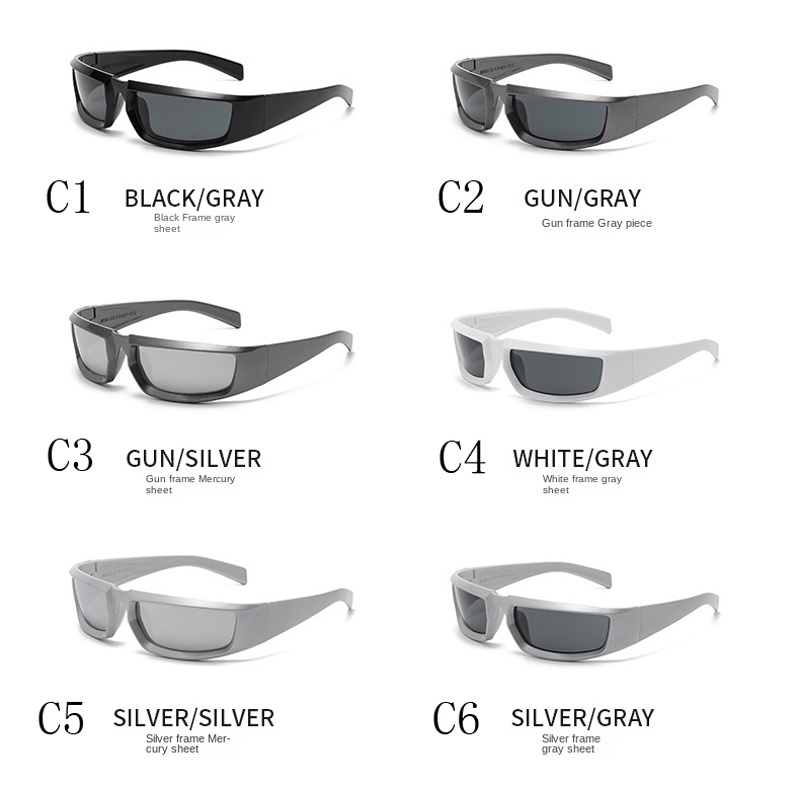 Kính Mát Y2K Phong Cách Steampunk Thời Trang Cho Nữ