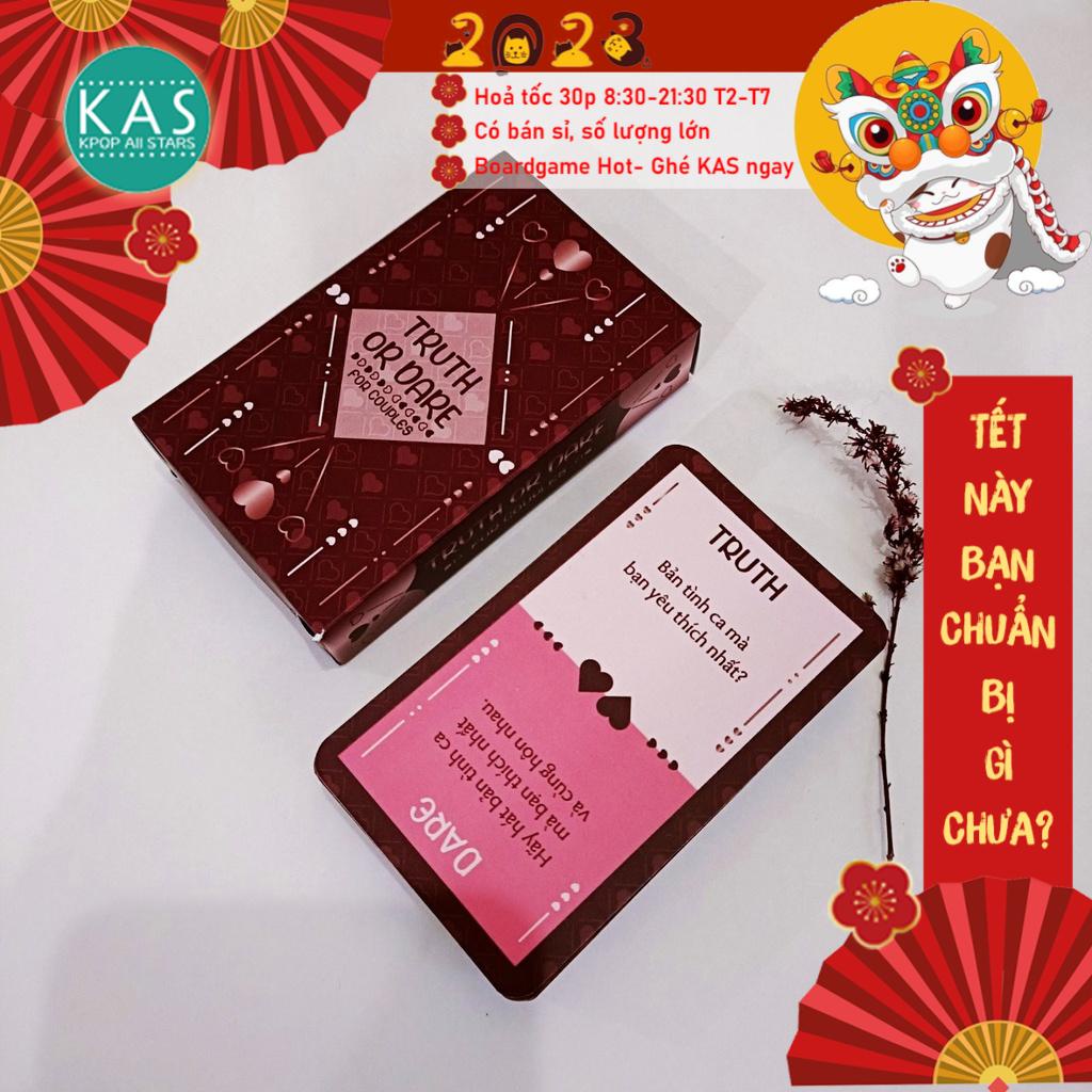 Bộ Bài Cặp Đôi Truth Or Dare FOR Couple Thẻ Bài BoardGame 50 lá Thú Vị