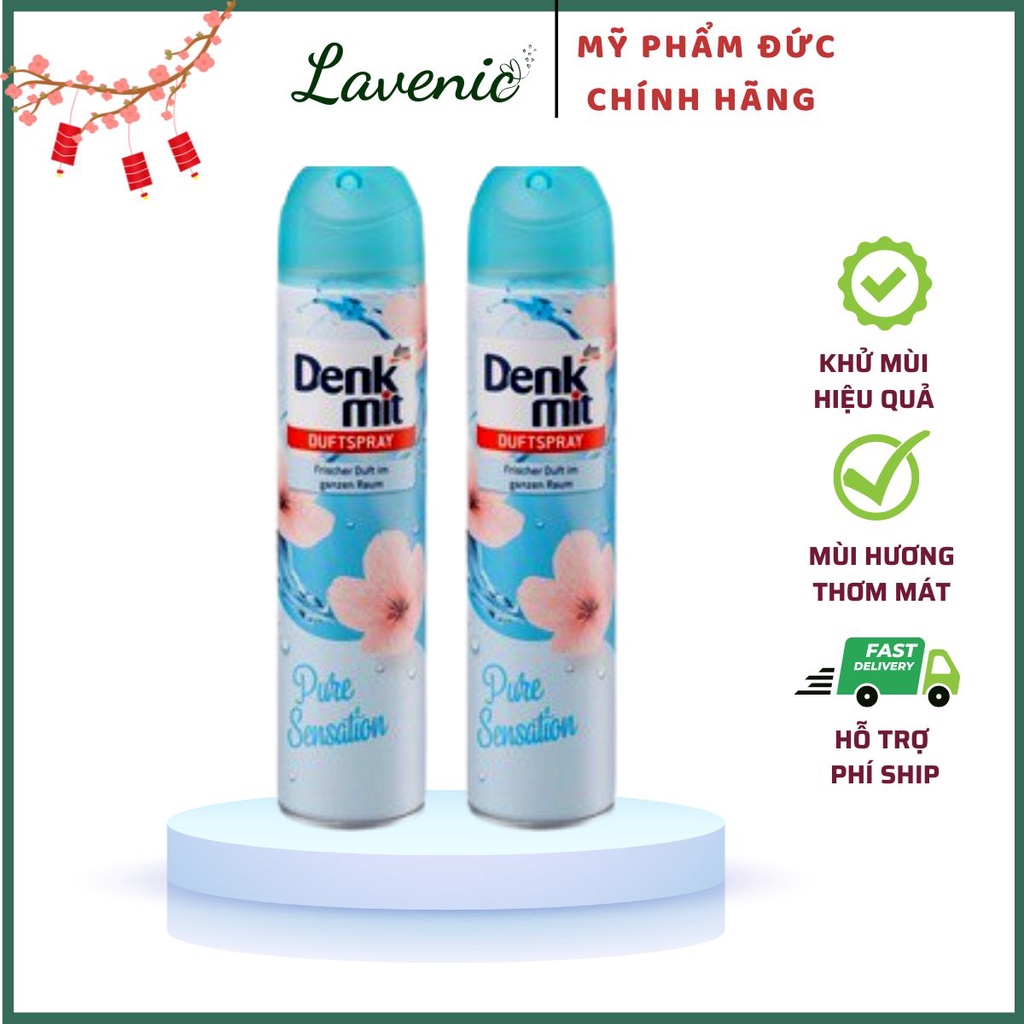 Bình Xịt Thơm Phòng Hương Hoa Denkmit Duftspray 300ml, Hàng Đức - Shop Lavenic