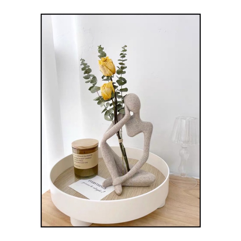 Tượng trang trí nhân vật trừu tượng phong cách Bắc Âu