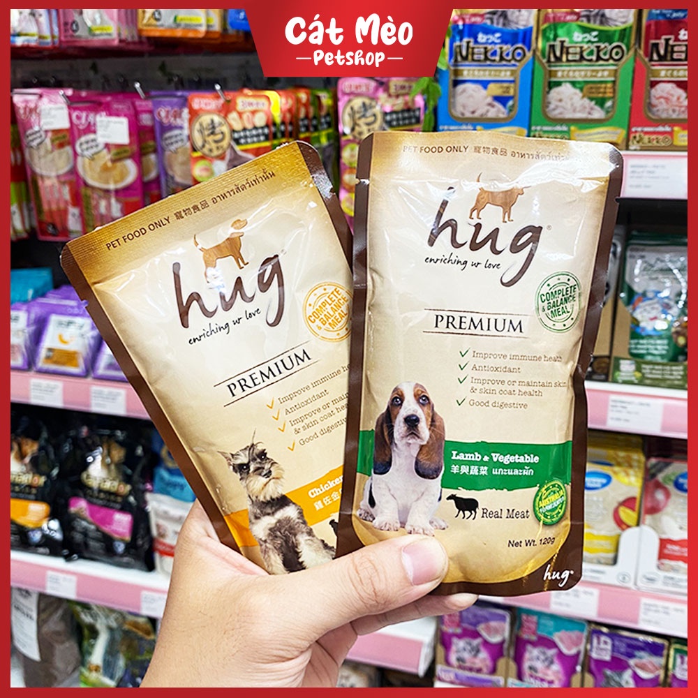 [PATE HUG] Pate Cho Chó Dinh Dưỡng Gói 120g