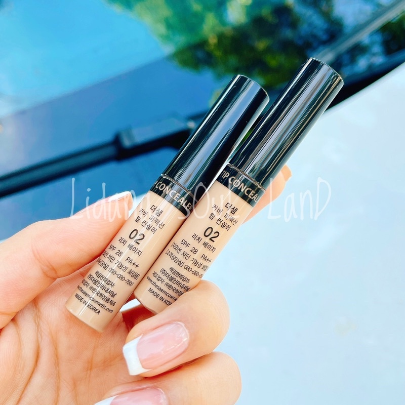 Che khuyết điểm The Saem Cover Perfection Tip Concealer SPF28/PA++