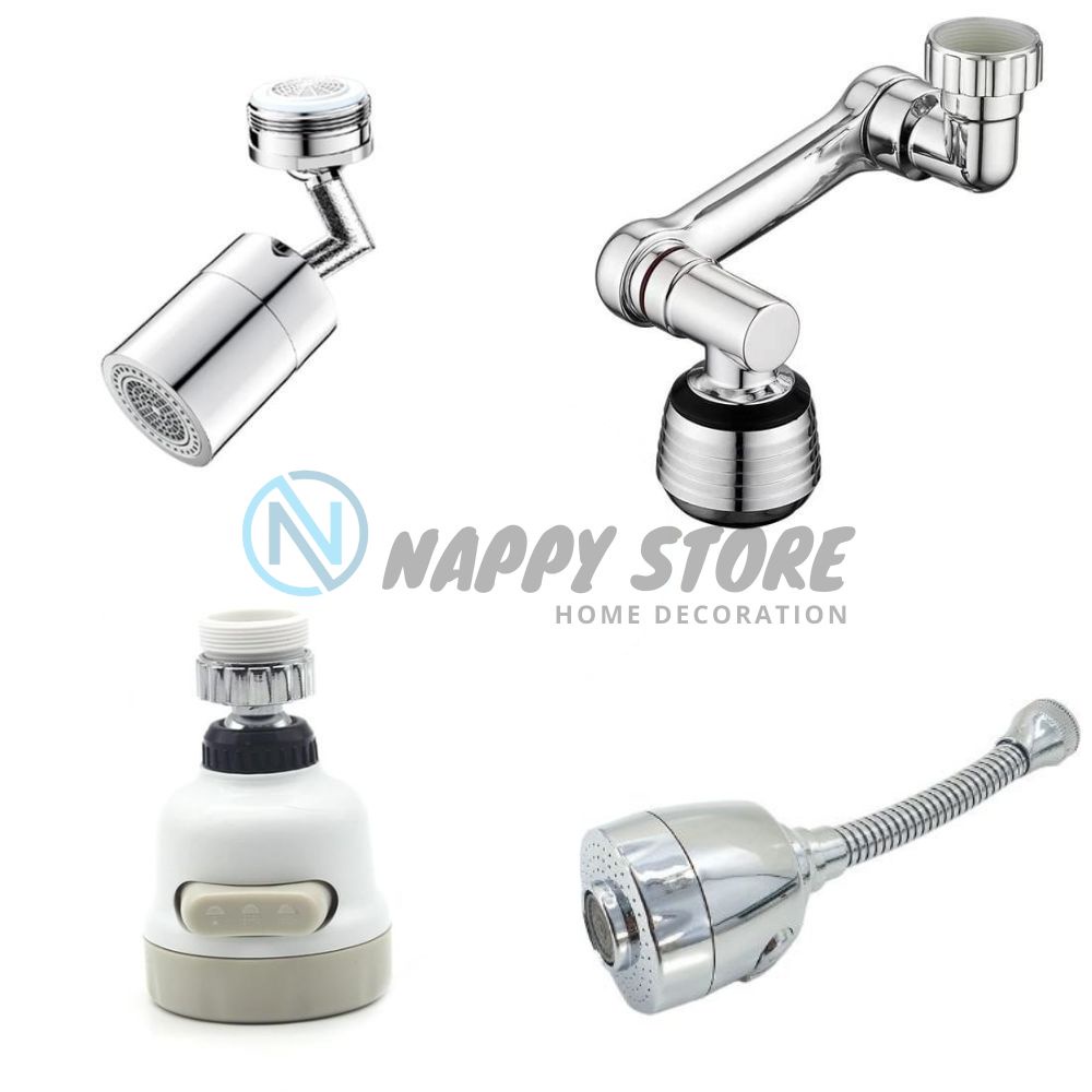 Vòi Rửa Bát Tăng Áp Chất Liệu Nhựa Cao Cấp Xoay 360 Độ Với 2 Chế Độ Nước