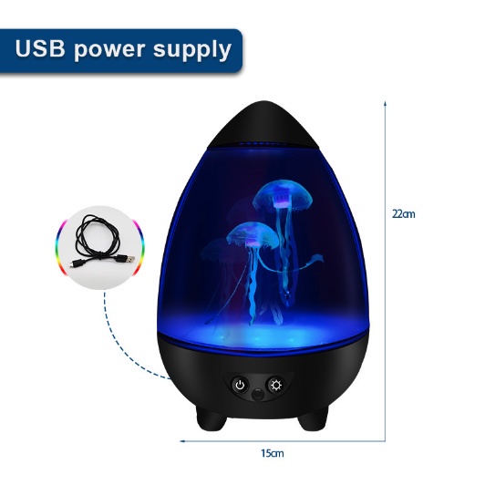 Đèn Ngủ Co Sứa Hiệu Ứng Led RGB 3D | BigBuy360 - bigbuy360.vn