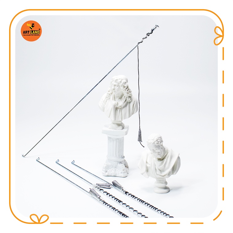 Que đo dây dọi vẽ đầu tượng siêu bền theo thời gian