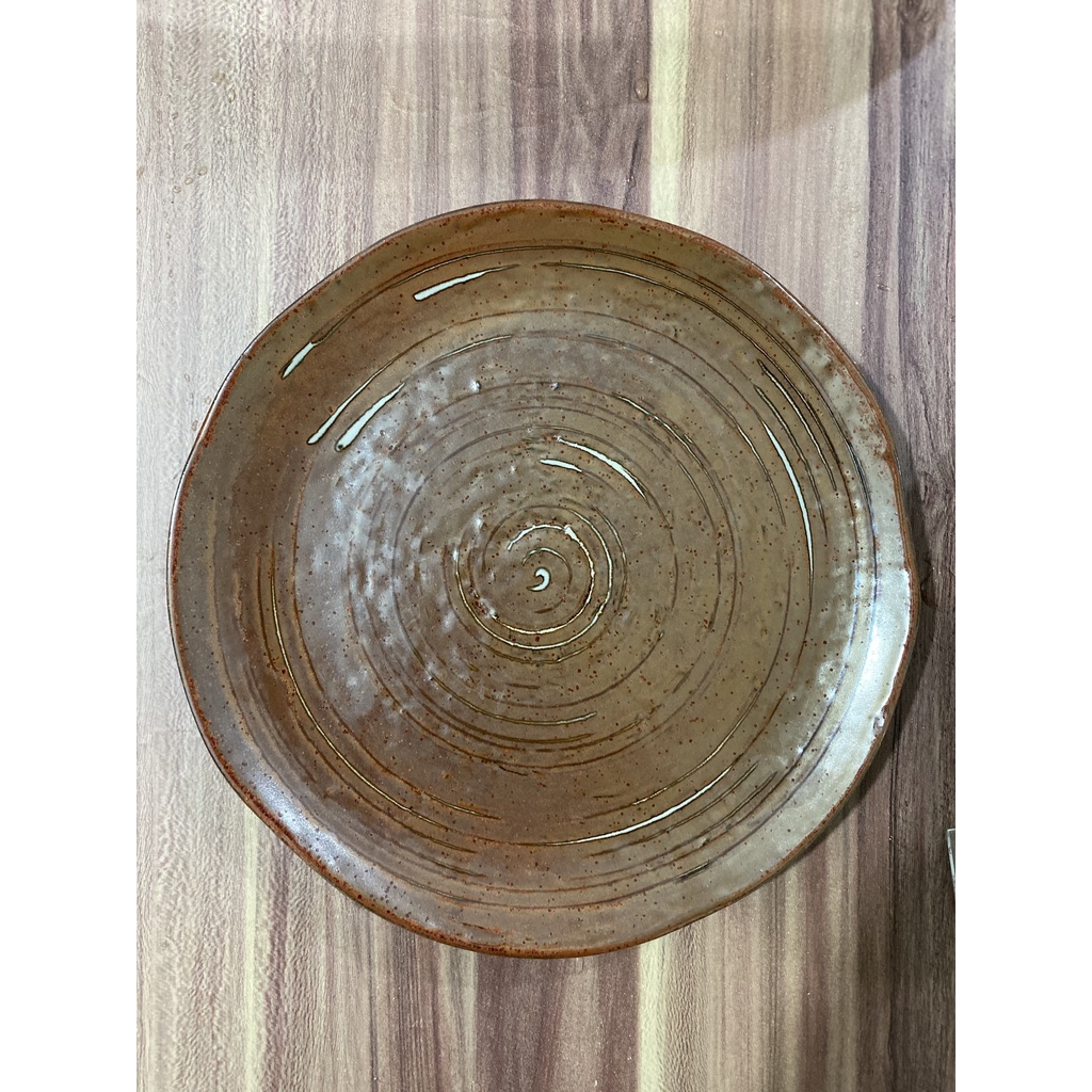 Đĩa tròn phong cách Nhật Bản, nhiều size - đĩa sứ trang trí đồ ăn đẹp từ 22cm - 28cm