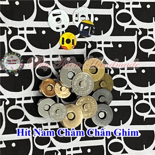 Nút hít nam châm sử dụng chân ghim