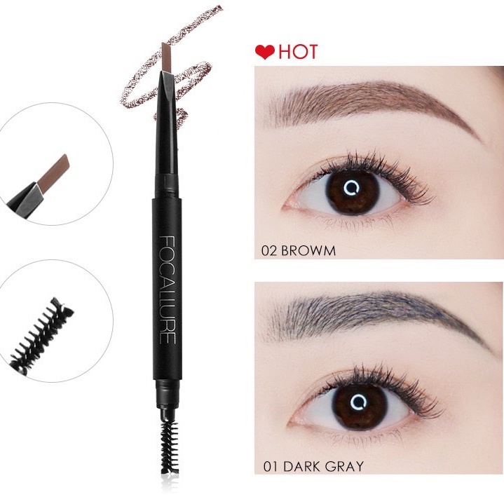 Chì kẻ lông mày FOCALLURE bền màu không thấm nước