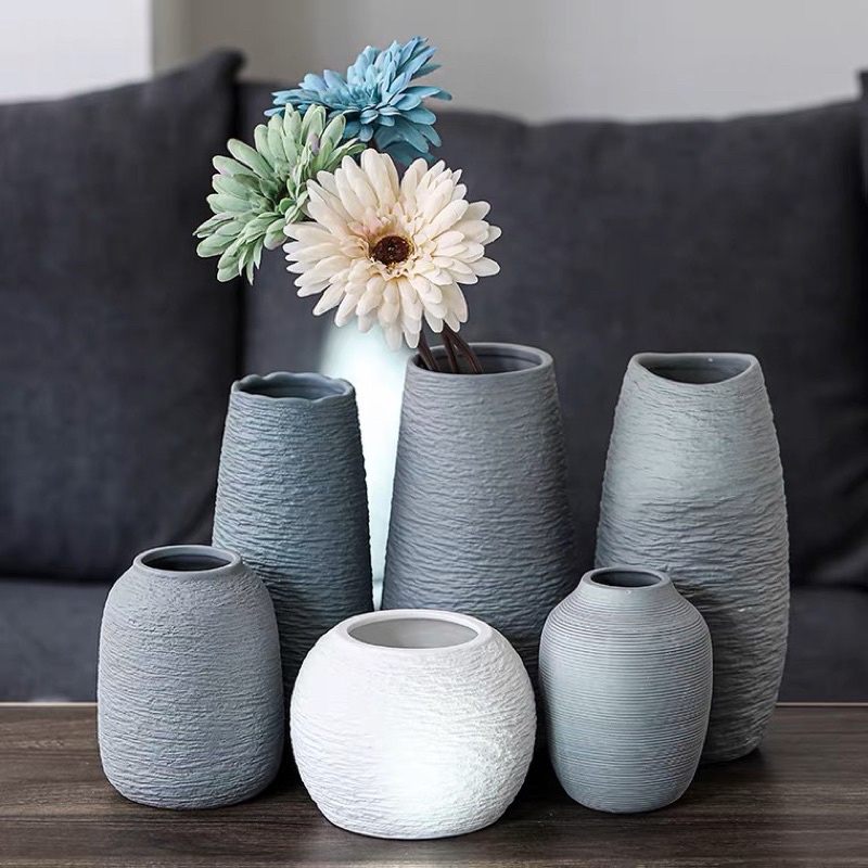 bình gốm sứ cắm hoa trang trí basic