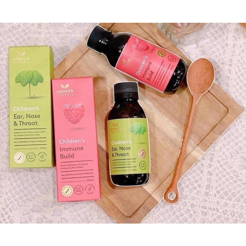 Siro thảo dược Harker Herbals NewZealand các loại cho bé