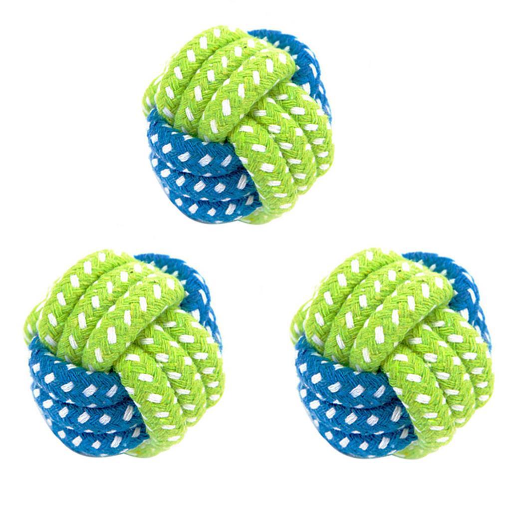 Đồ Chơi Bóng Gặm Chống Nước Chống Mài Mòn Thoáng Khí Kèm Dây Thừng Huấn Luyện Thú Cưng