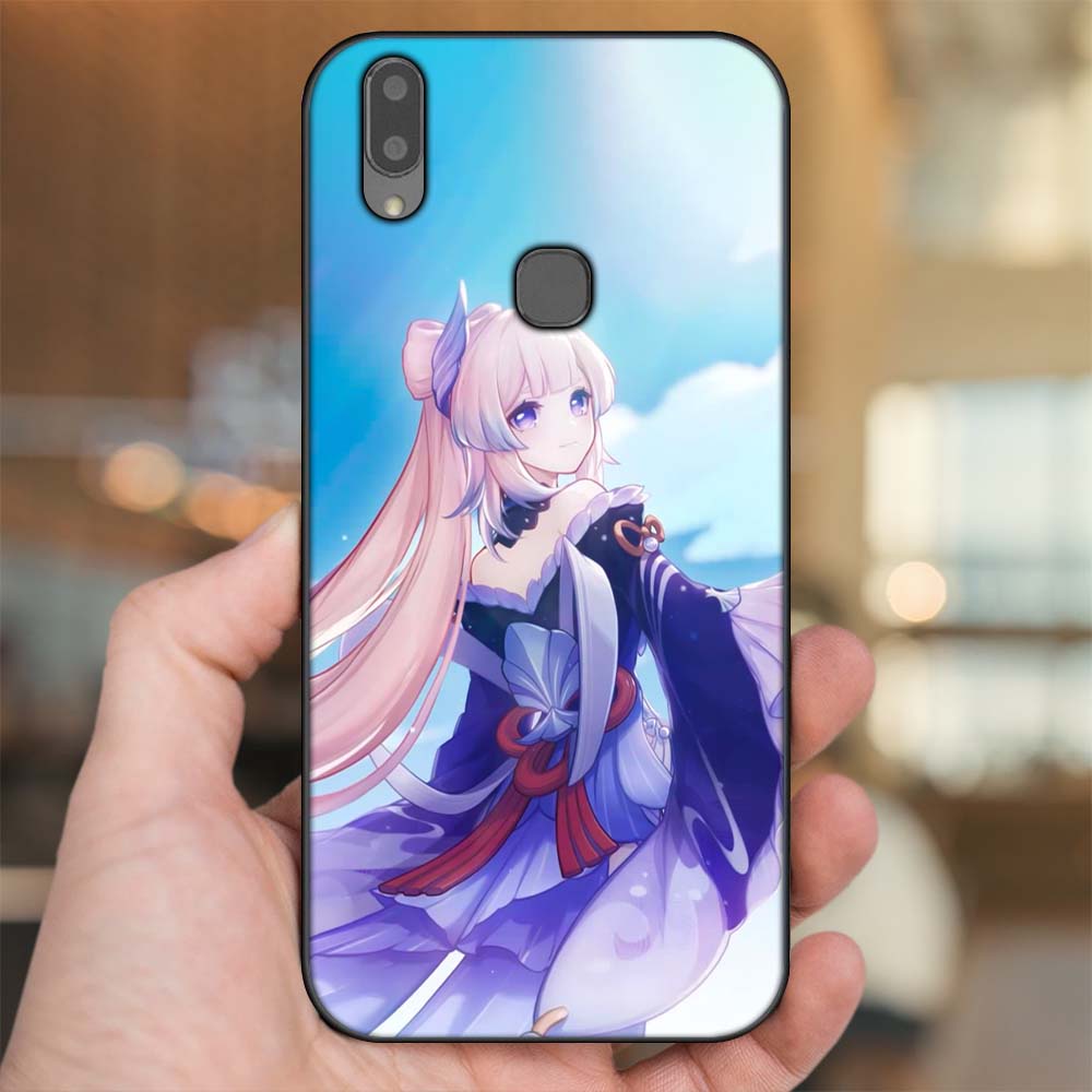 Ốp lưng Vivo V9, Y85, V11i viền đen in hình Sangonomiya Kokomi Genshin Impact
