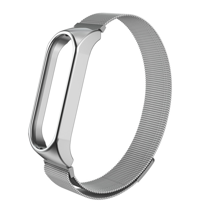 Milanese Dây Đeo Inox Cho Đồng Hồ Thông Minh xiaomi mi band 7 6 5 miband 4 3