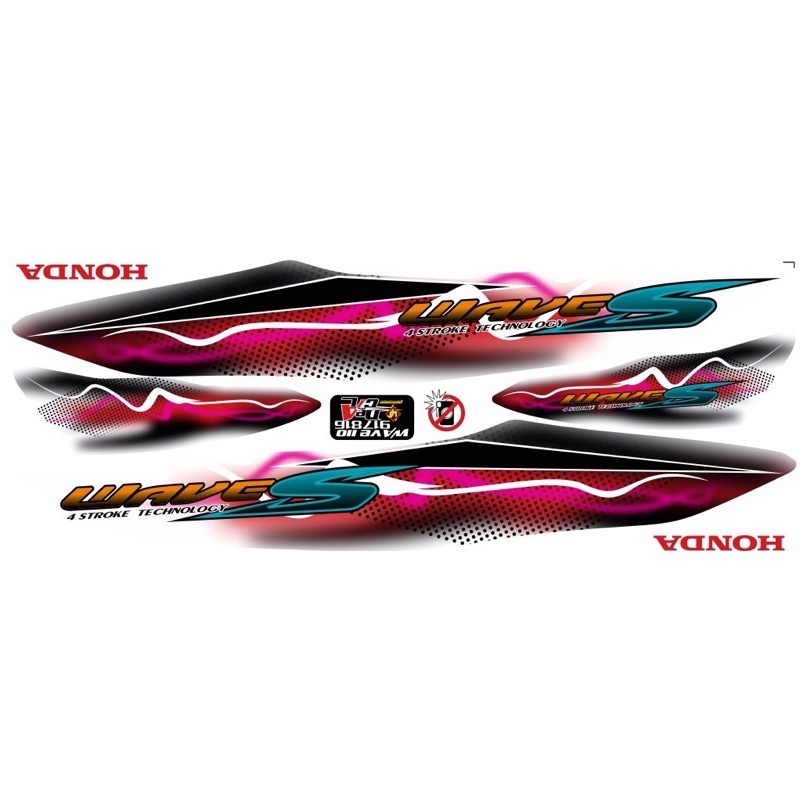 Mẫu Tem Cá Hot Hit Cho Wave 110cc-Ảnh Thật