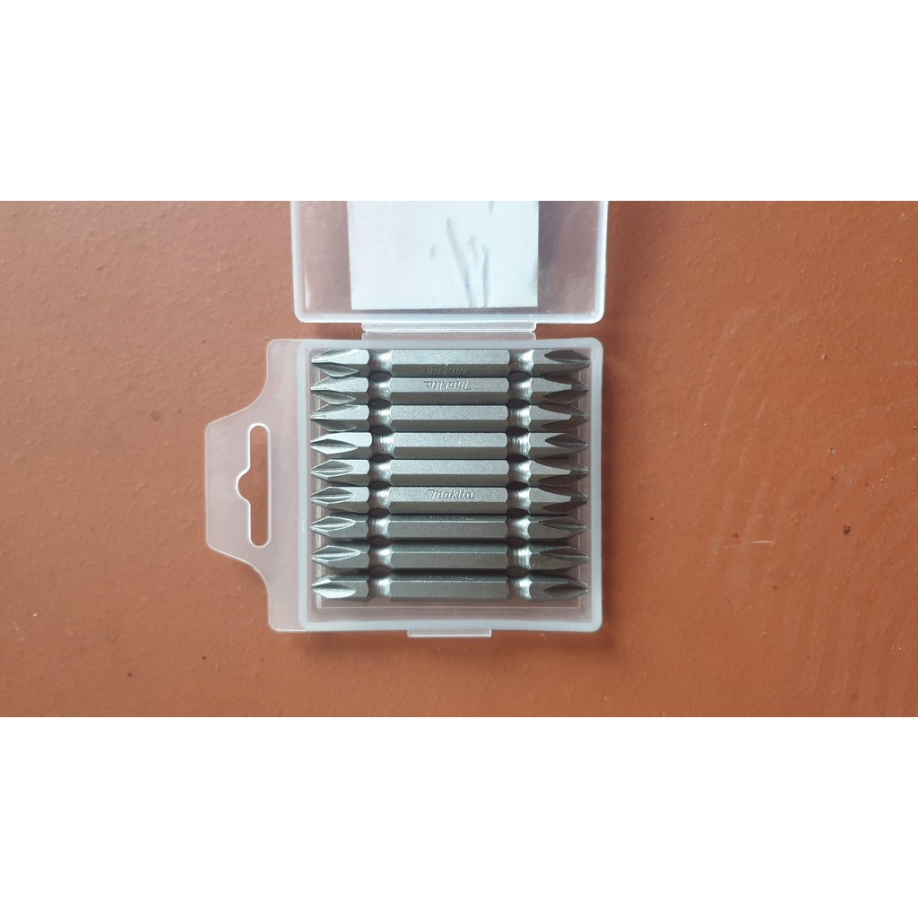 Mũi bắn vít 2 đầu Makita từ tính - Mũi bắn vít 6 cạnh cho máy khoan, máy siết bulong, máy chuyên vít cao cấp