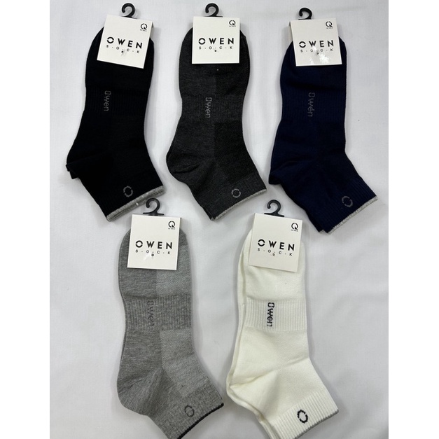 Combo 5 đôi tất nam cổ trung Owen chính hãng