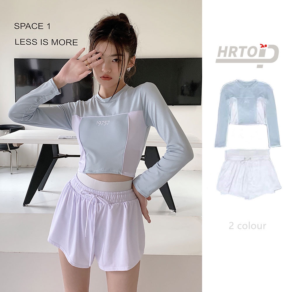 Bộ Đồ Bơi Tay Dài Chống Nắng Thời Trang Mùa Hè Cho Nữ