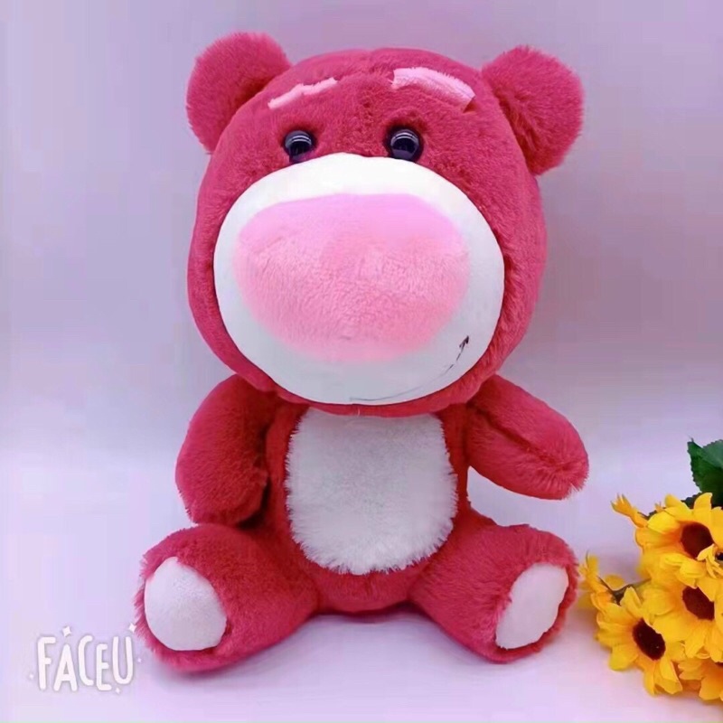 25cm Thú Bông GẤU DÂU LOTSO Cao Cấp Đáng Yêu-Lông Siêu Mịn-Siêu Xinh
