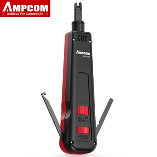 AMPCOM Dụng cụ Punch Down, Loại 110 Đa chức năng Công cụ cáp mạng Điện thoại Impact Terminal Đầu vào cho bảng mạch nối