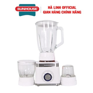 Máy xay sinh tố 3 cối SUNHOUSE SHD5582, Công suất 400W, bảo hành 12 tháng