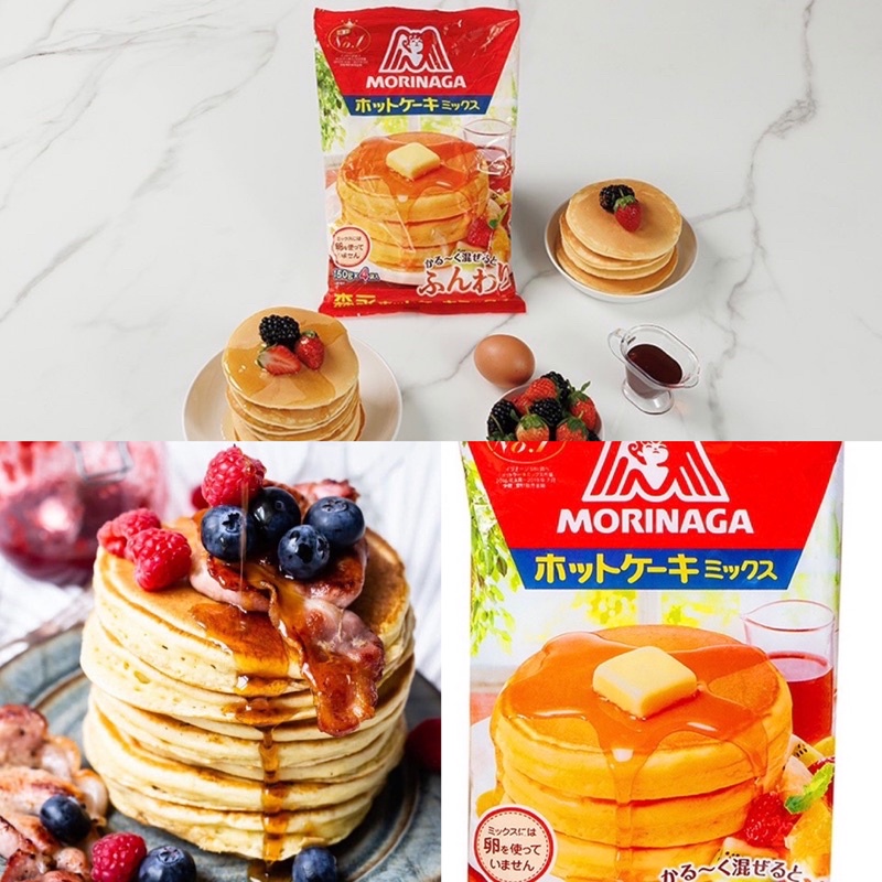 Bột làm bánh pancake  cho bé -  bột Morinaga Nhật  Bản  600g  | mẫu mới|