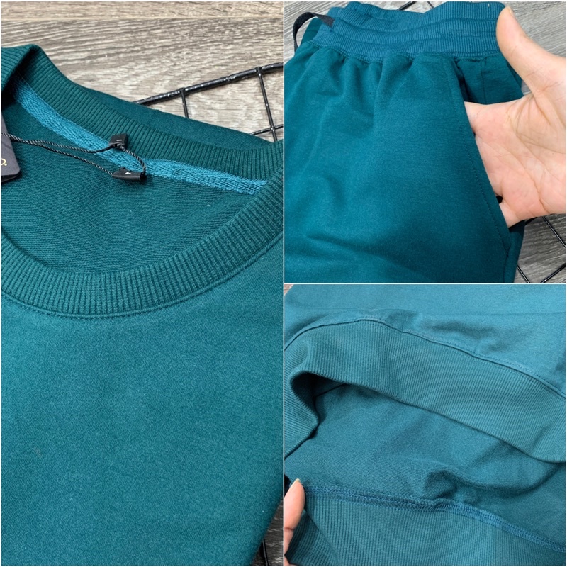 Bộ Nỉ Nam Thu Đông Nỉ Da Cá Cao Cấp💥Bộ Mặc Nhà Nam