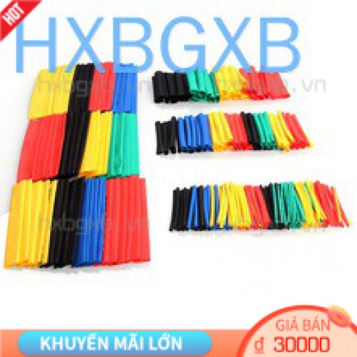 Set 100 ống co nhiệt 100mm 5 màu sắc