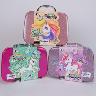 Bộ đồ chơi trang điểm pony-vali xách trang điểm thật cho bé kèm làm móng tay