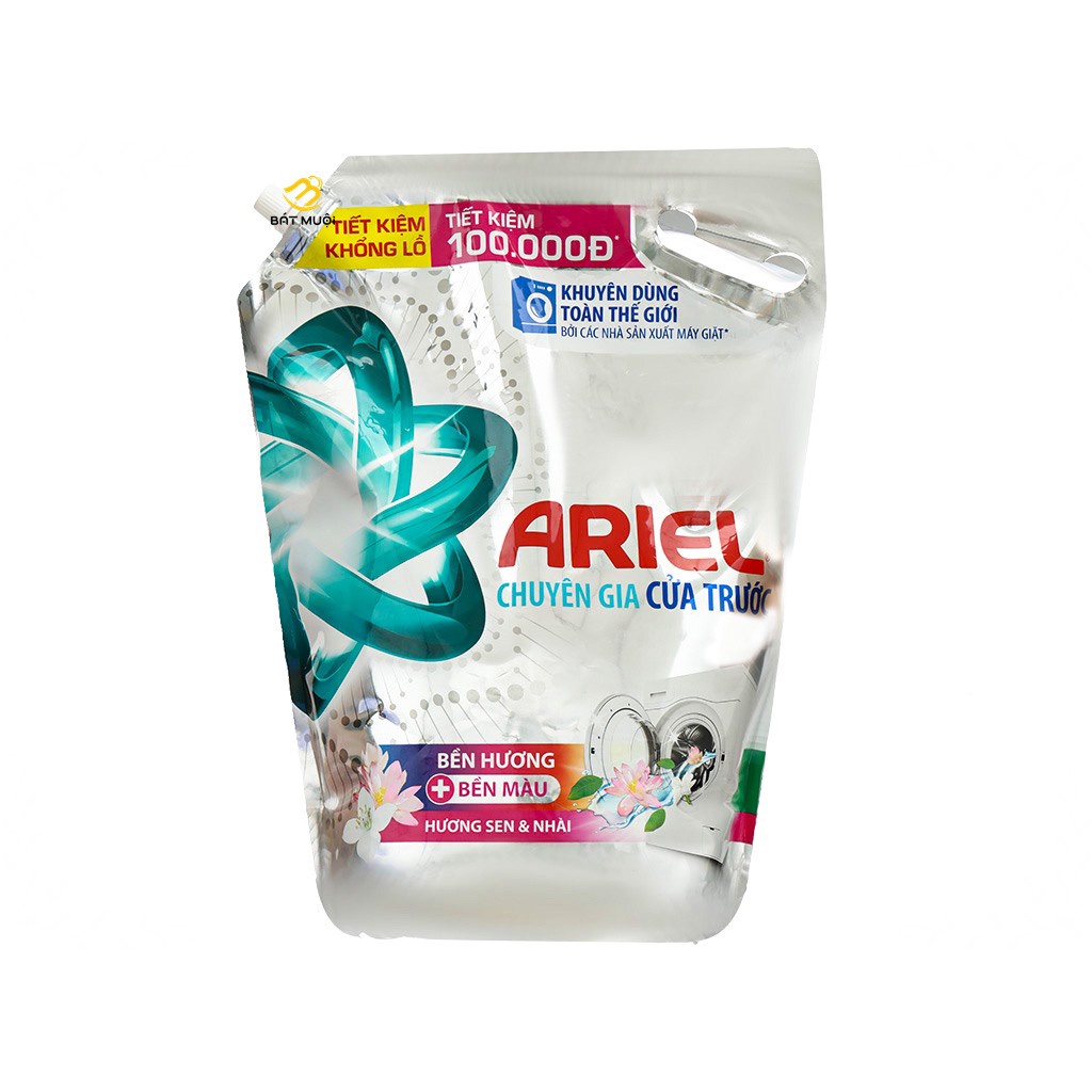 Nước Giặt Ariel Cửa Trước Túi 3.05kg/ 3.7kg
