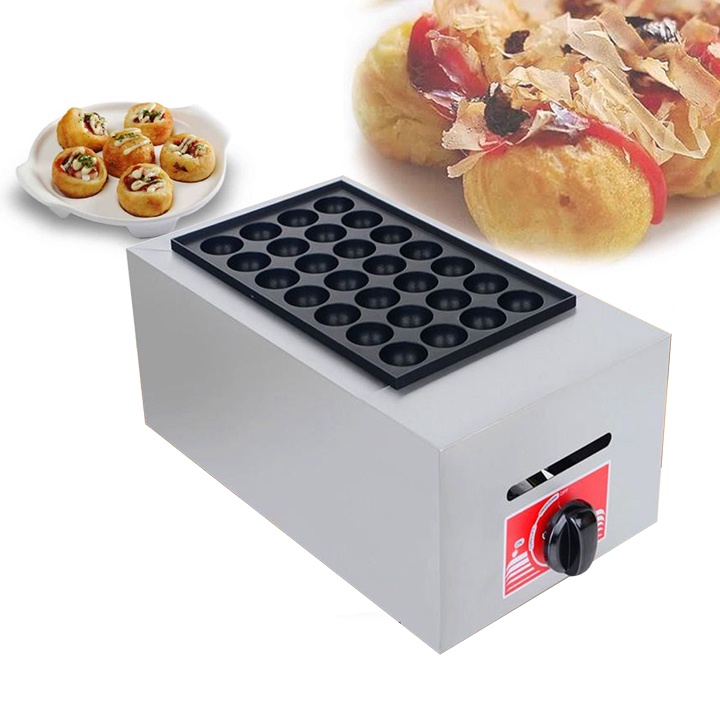 Máy nướng làm bánh tạch tuộc takoyaki nhật bản sử dụng gas