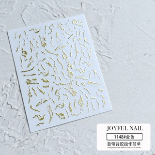 Sticker miếng dán móng tay họa tiết viền metan