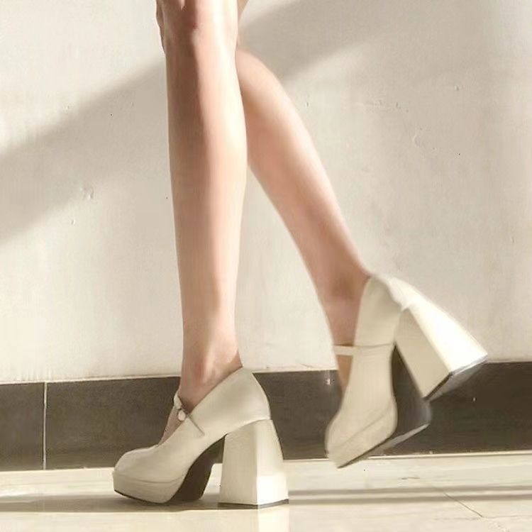 Giày Cao Gót Da Mũi Vuông Chống Thấm Nước Thời Trang Thu Đông 2022 Cho Nữ Đồng Hồ Đeo Tay Thời Trang Thanh Lịch Dành Cho Nữ