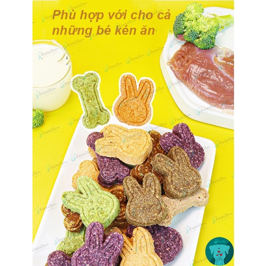 Bánh Thưởng JFamille, Bò Gà Vịt Rau Củ, Giàu Đạm Dễ Tiêu Hóa, Giúp Thú Cưng Ăn Ngon Hơn. JF201