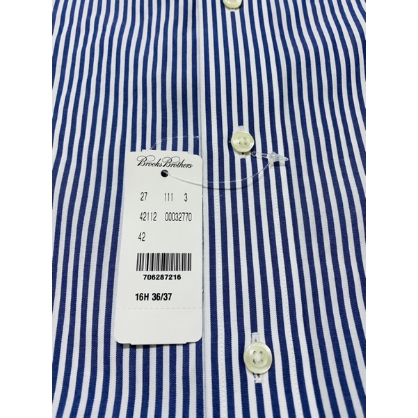 Brooks Brothers, Regent Regular-Fit Dress Shirt, Non-Iron Bengal Button-Down Collar | Stripe