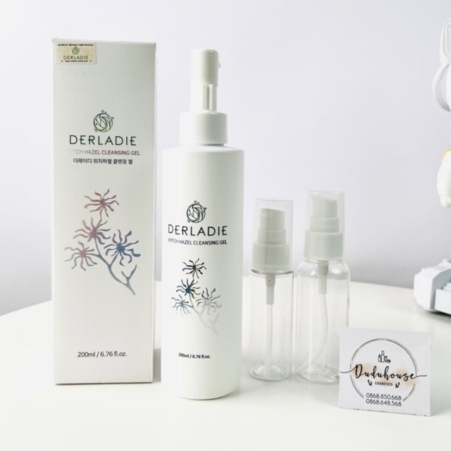 SỮA RỬA MẶT Derladie Witch Hazel Cleansing Gel