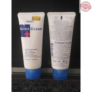 Sữa rửa mặt sạch mụn Acne Clear - Mistine 85g. Sửa rửa mặt Acnes clear Thái Lan