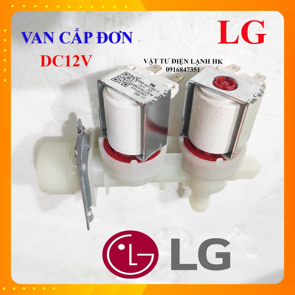 Van cấp nước MG đơn một cổng - ba cổng máy giặt LG 3 cửa - Valve DC 12V