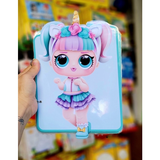 Búp bê giấy - Học liệu bóc dán, thay đồ búp bê LOL xanh cho bé