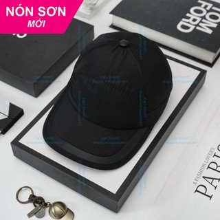 Mũ lưỡi trai nón sơn đen mỏ da vải dù chính hãng hàng chuẩn tem 7 màu cao cấp mới / nón kết sơn