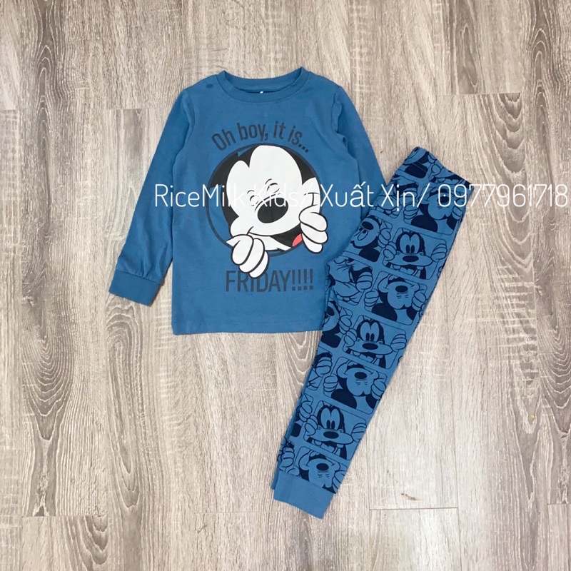 Bộ cotton cho bé trai và bé gái Nameit xuất dư xịn 6