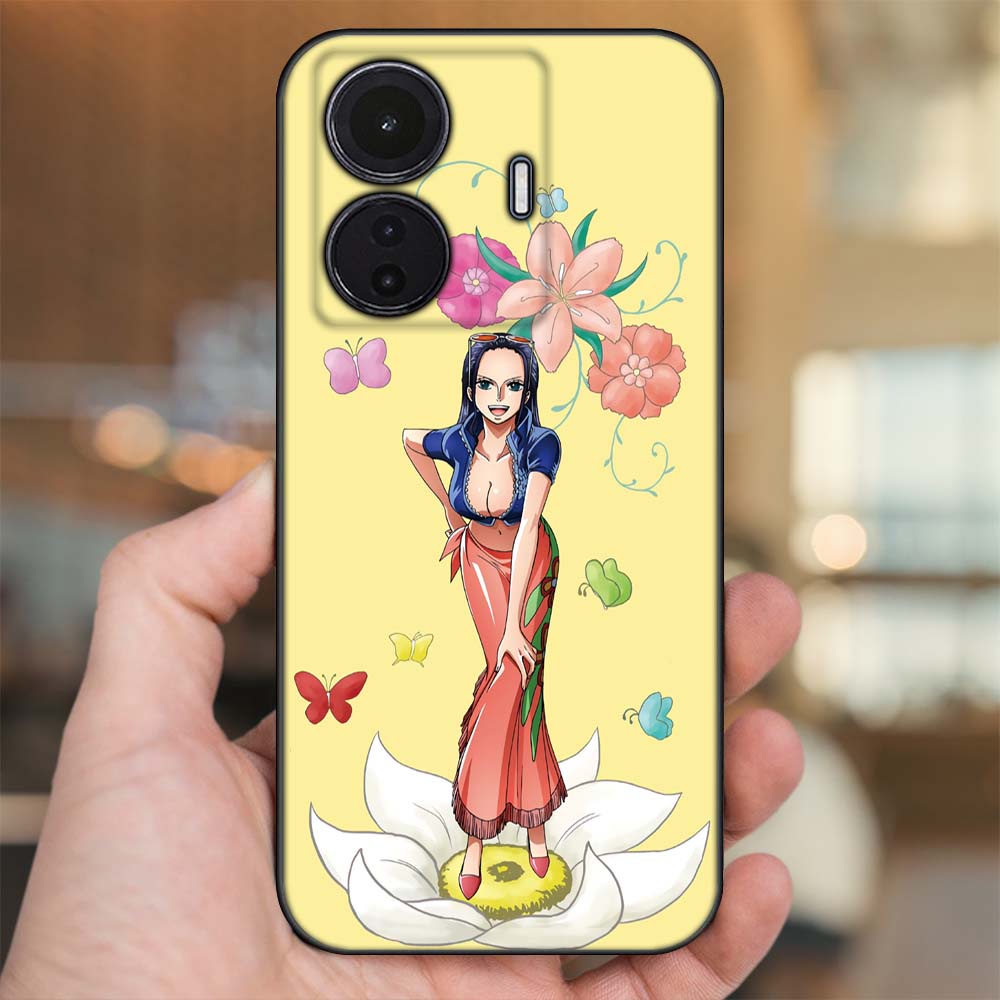 Ốp lưng Vivo S15e viền đen in hình Nico Robin One Piece Đảo Hải Tặc