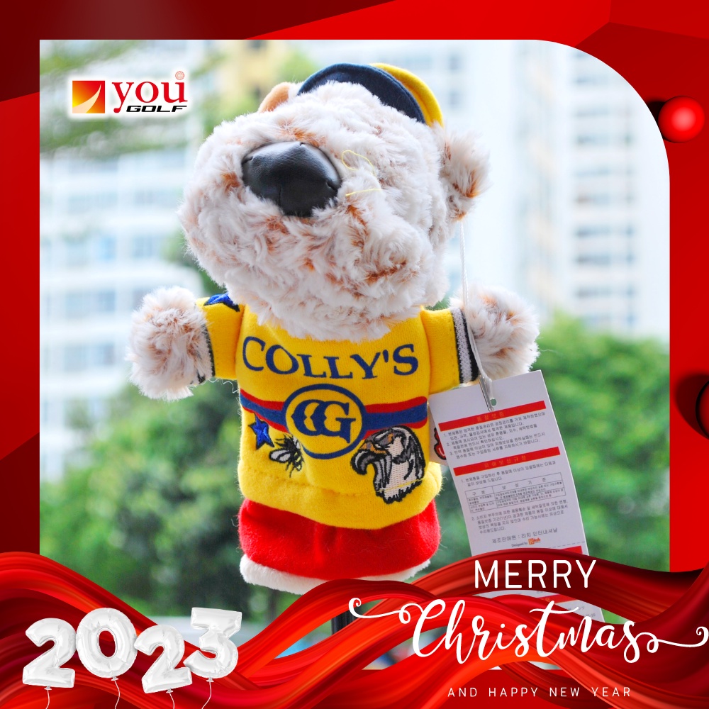 Bọc Đầu Gậy Golf Da Pu Kiểu Thú Bông - Cover Cho Gậy Utility/ Hybird/ Rescue