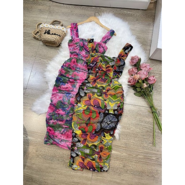 Đầm body hai dây