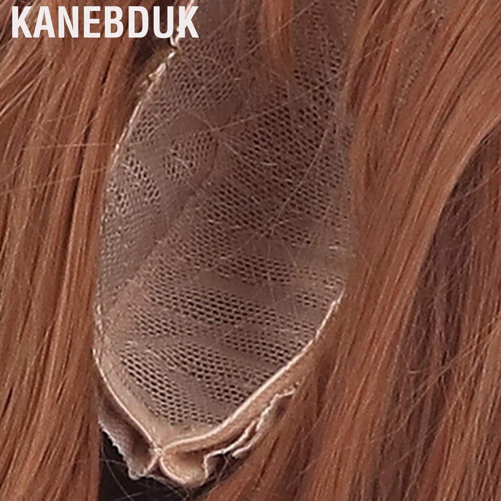 Kanebduk 8in to 9in Doll Hair Wig High Temperature Fiber Mesh Long Curly Replacement for 1/3
