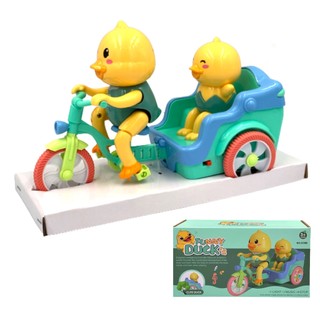 Đồ chơi trẻ em Vịt đạp xe phát nhạc