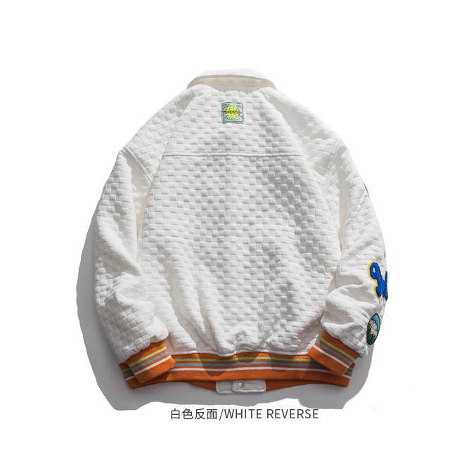 Áo Khoác Bóng Chày Dáng Rộng Phong Cách Mới Thời Trang Xuân Thu Cho Nam varsity jacket áo varsity jacket áo khoác varsity jacket varsity jacket nam varsity jacket 2hand áo varsity jacket nam varsity jacket bomber