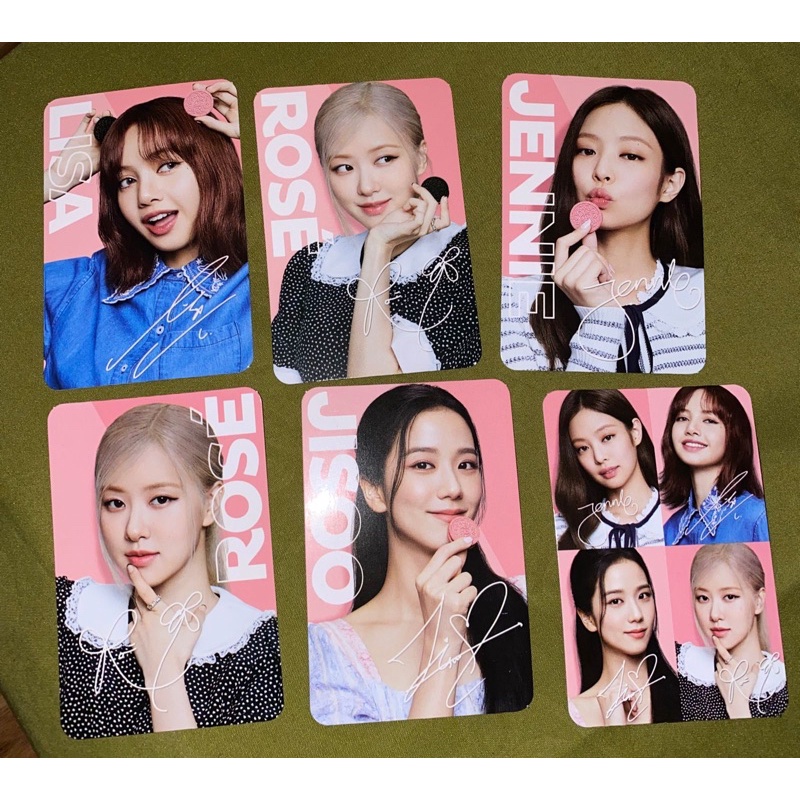 Card oreo bo góc random Blackpink