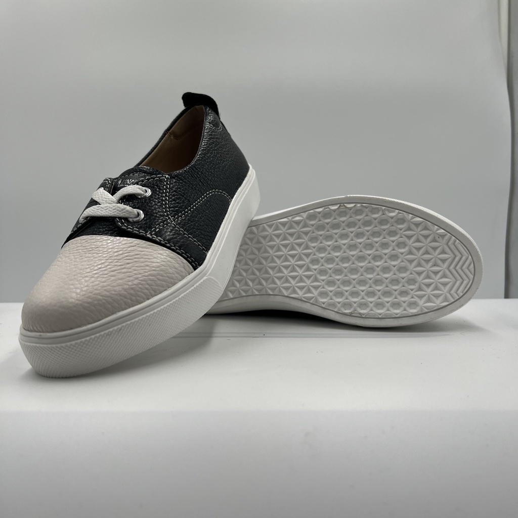 Giày sneaker nữ cao 2p da bò thật LUNASHOES 702 giầy slip on tăng chiều cao siêu đẹp bảo hành 2 năm