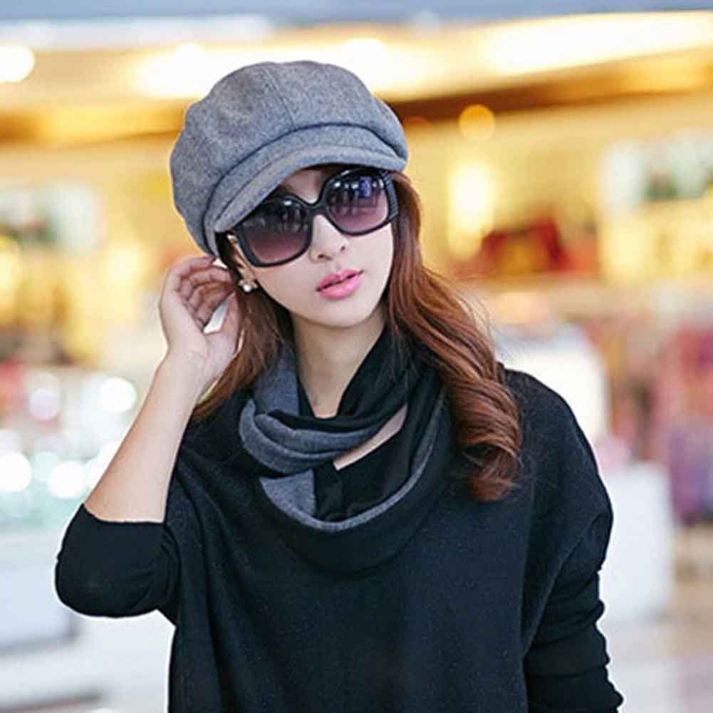 Mũ Beret Màu Sắc Thời Trang Phong Cách Retro Cho Nữ